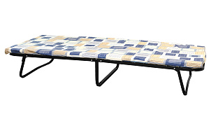 Раскладушка "Здоровье",  квадр.звено, 1900*800, матрас ППУ 50 мм, Трикот