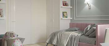 Кровать интерьерная Юнона правая