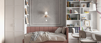 Кровать интерьерная Юнона правая